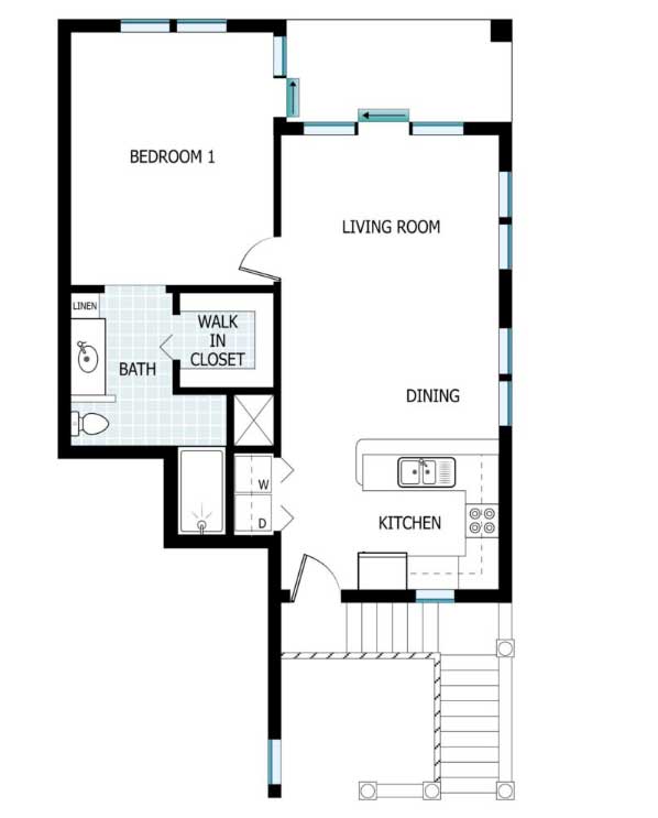 Courtside Villas Floor Plan